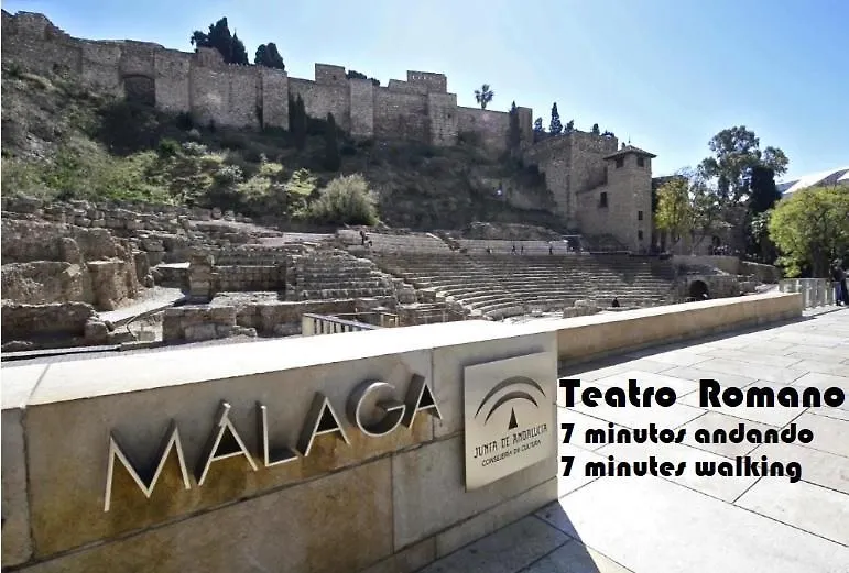 Big Flat In City Center With Patio Malaga